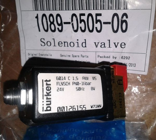 کیت شیر برقی کمپرسور Atlas Copco پارت نامبر ۱۰۸۹۰۵۰۵۰۶ - 1089050506 کیت شیر برقی کمپرسور Atlas Copco پارت نامبر ۱۰۸۹۰۵۰۵۰۶ پارت نامبر 1089050506