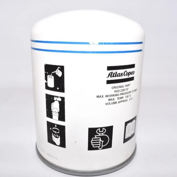 المنت فیلتر خط هوای فشرده Atlas Copco پارت نامبر ۱۶۲۵۲۲۰۳۵۷ 1625220357