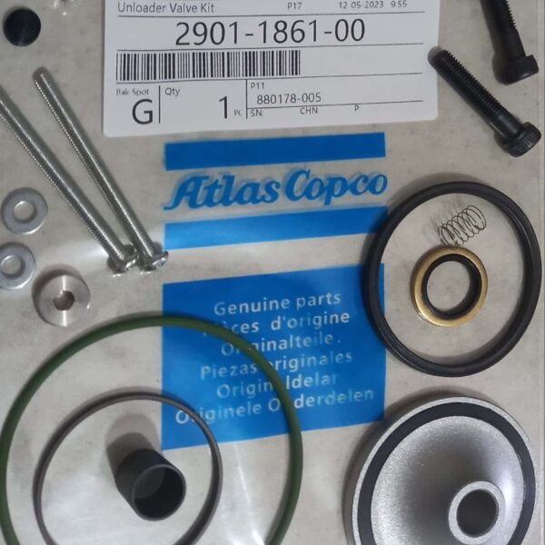 کیت شیر آنلودر کمپرسور Atlas Copco پارت نامبر ۲۹۰۱۱۸۶۱۰۰ کیت شیر آنلودر کمپرسور Atlas Copco پارت نامبر ۲۹۰۱۱۸۶۱۰۰ 2901186100