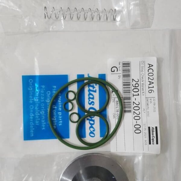 کیت شیر قطع روغن کمپرسور Atlas Copco پارت نامبر ۲۹۰۱۲۰۲۰۰۰ 2901202000